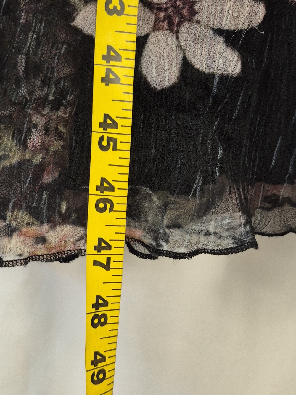 Komarov Floral Print Charmeuse & Lace Cocktail Dress w/ Plisse Slip - Size M - Picture 16 of 16